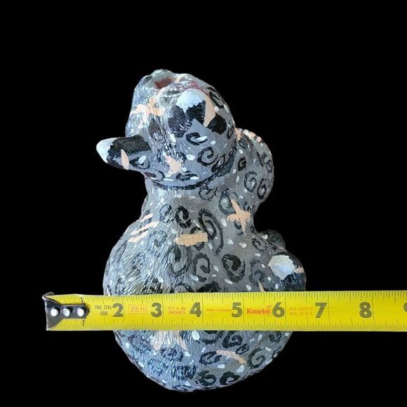 Ceramic Handpainted Cat Figurine Decor Piece - Picture 8 of 9